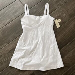 White Activewear Dress Large